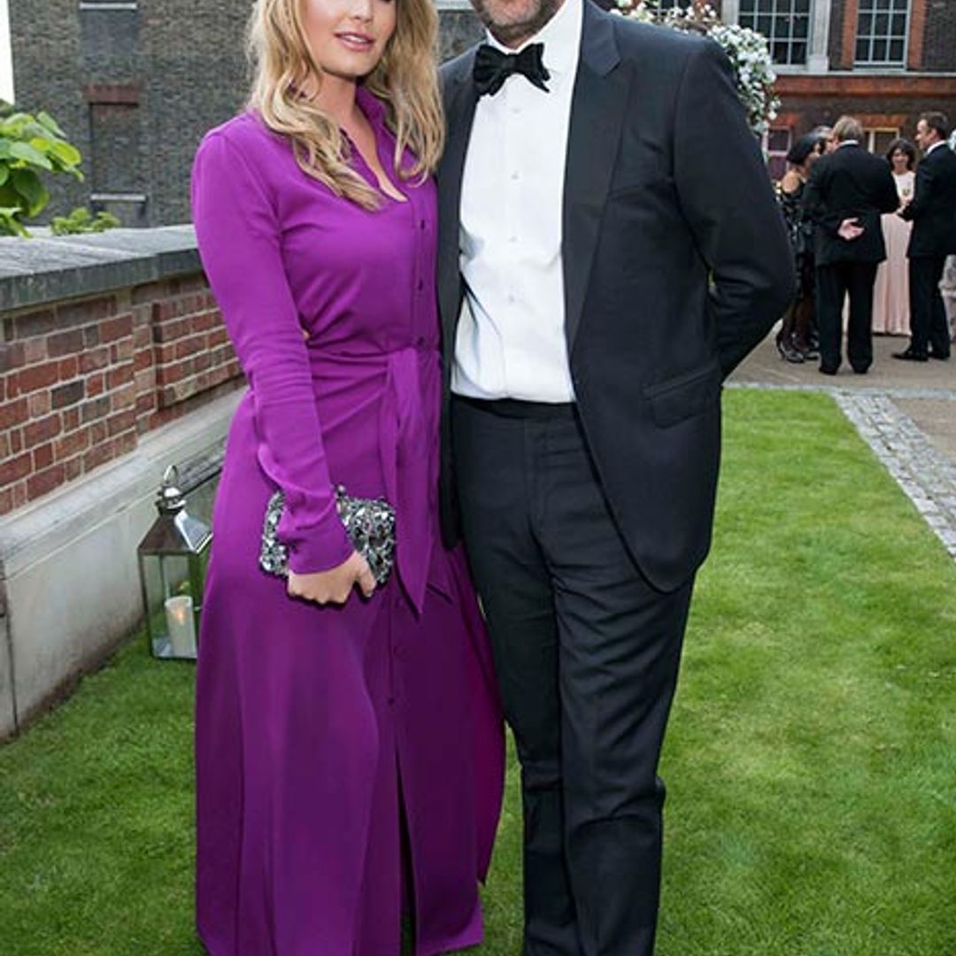 Lady Kitty Spencer, 25, is belle of the ball at party with boyfriend Niccolò, 45