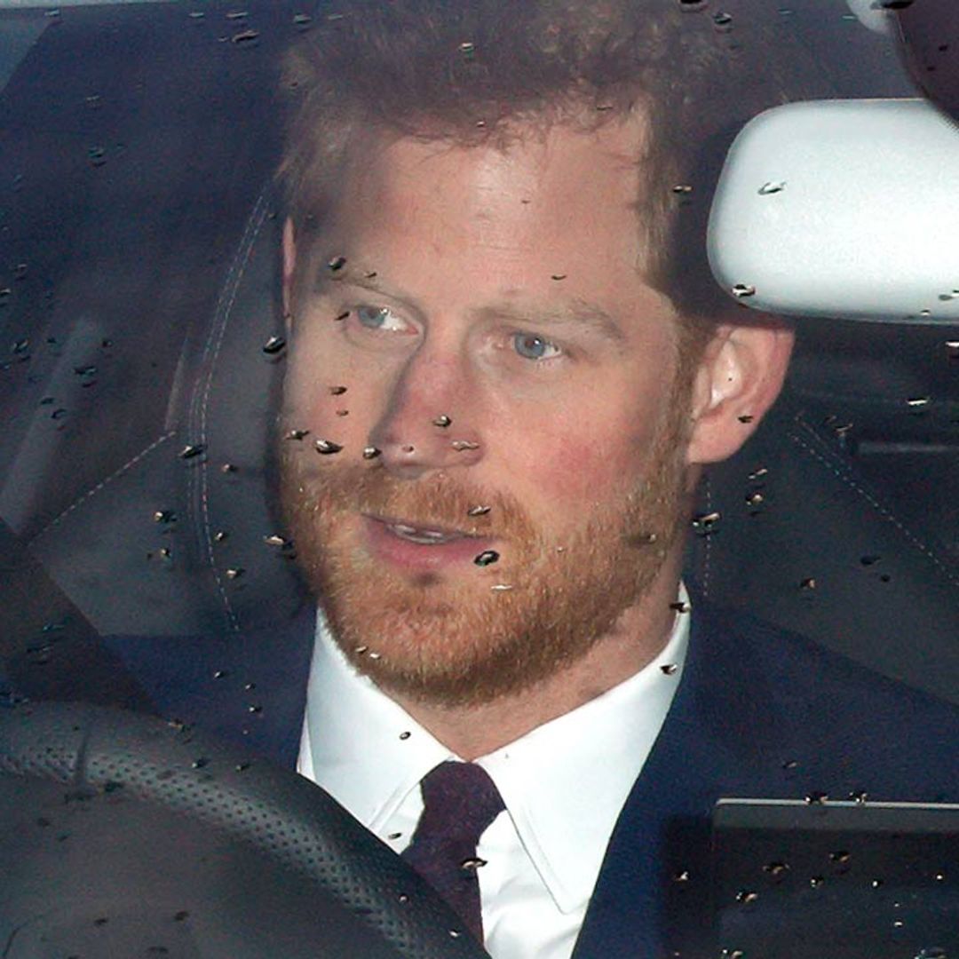 Prince Harry pictured at Los Angeles airport as he gets flight to London