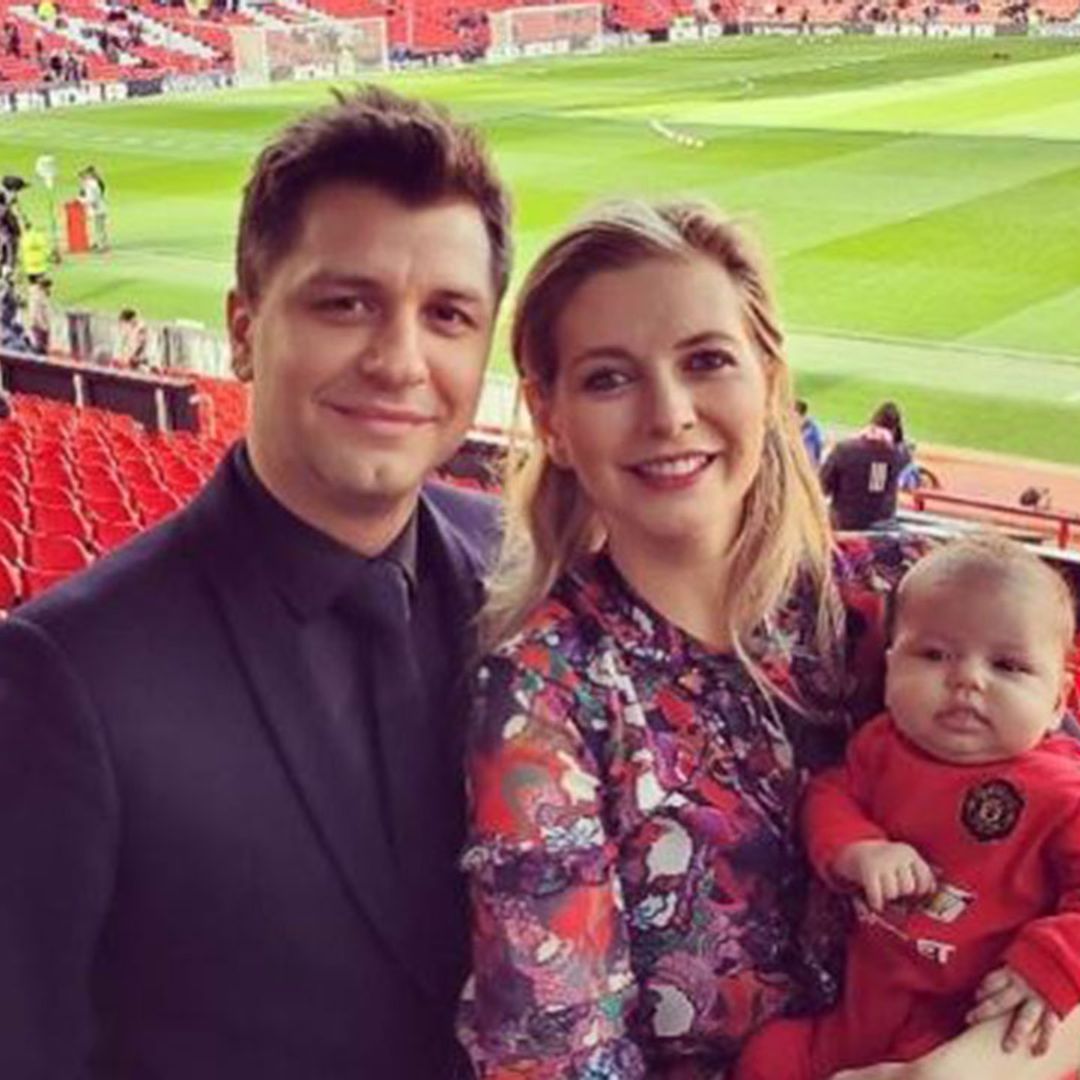 Rachel Riley brings baby Maven and husband Pasha Kovalev to work on first day back - see photo