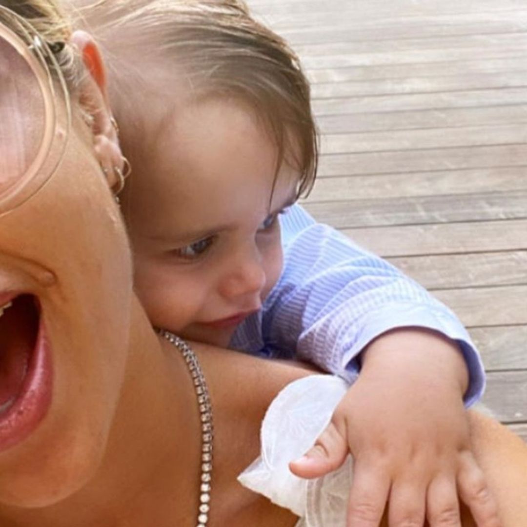 Vogue Williams reveals son Theo had nasty accident on holiday 