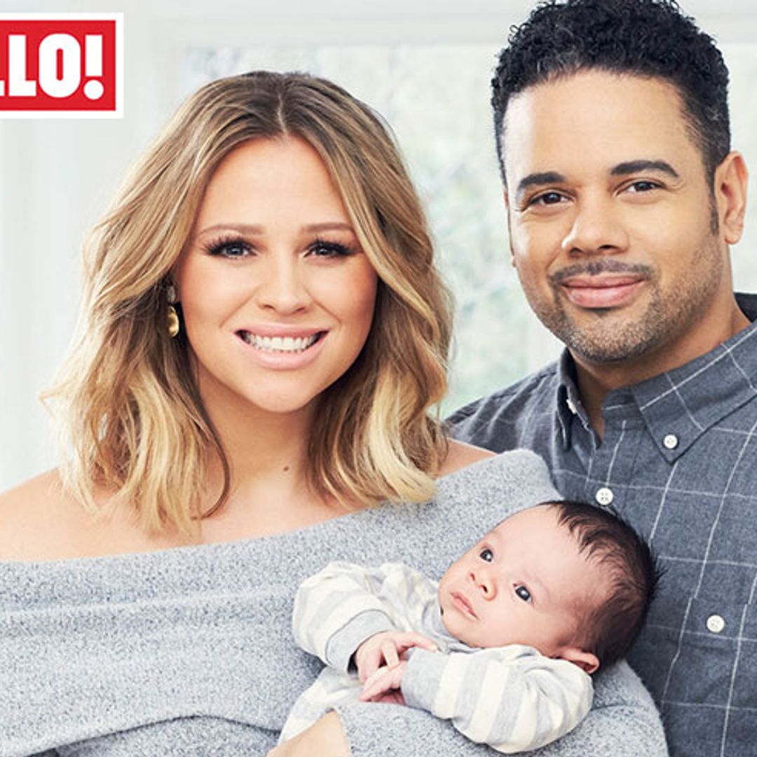 Exclusive! Kimberley Walsh and Justin Scott introduce their baby son, Cole