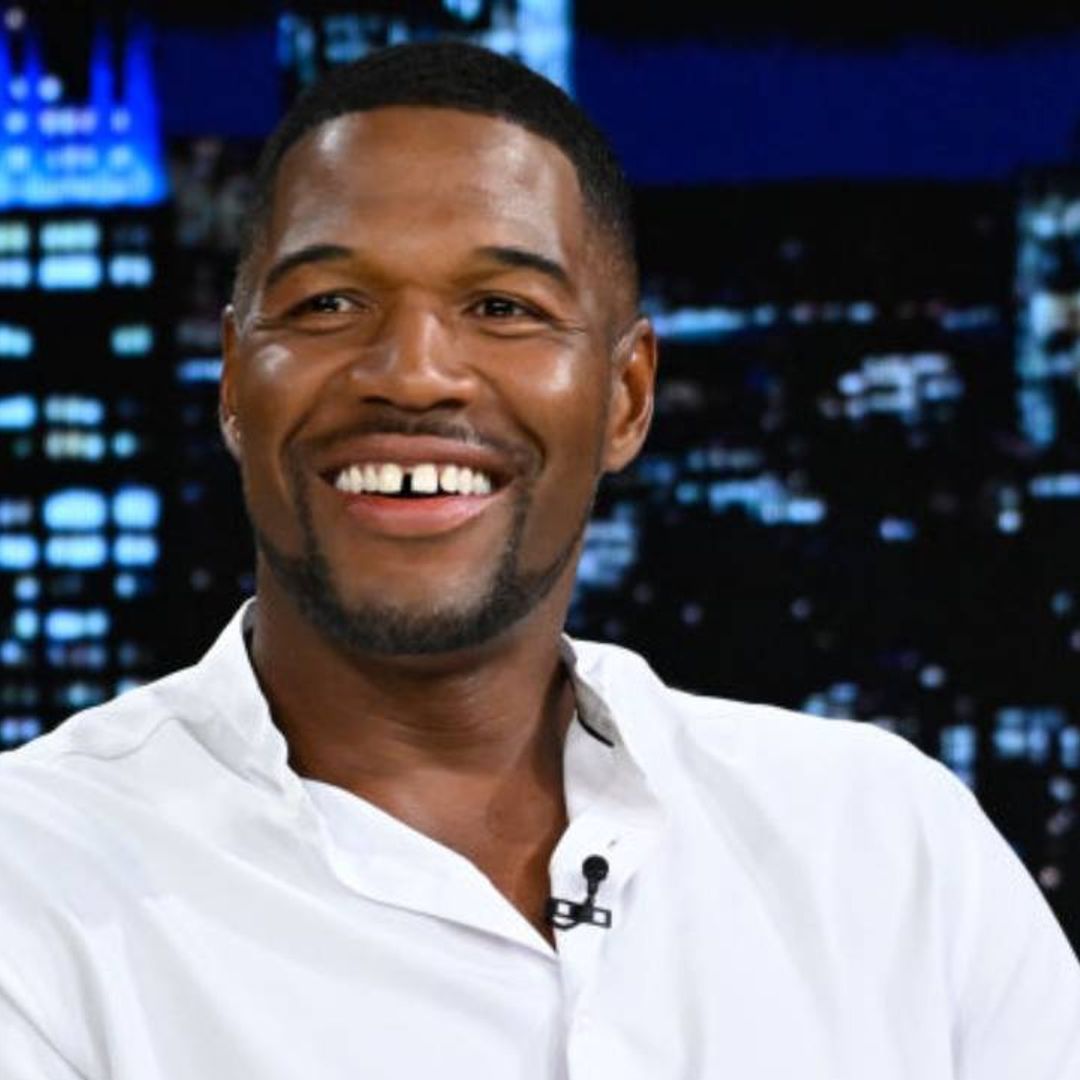Michael Strahan's rarely seen son is his double in proud family photo