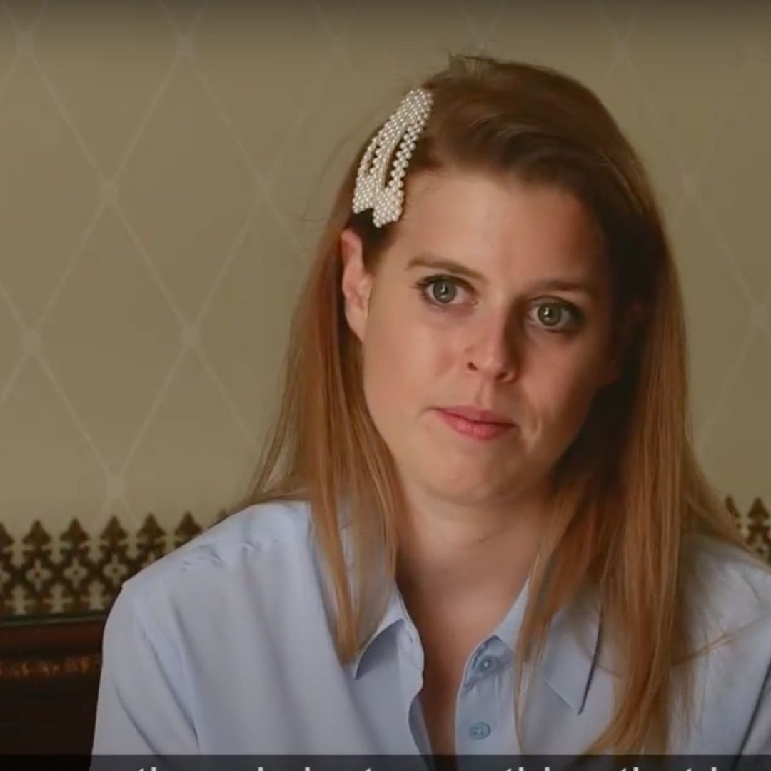 Princess Beatrice wears elegant pearl hair clips as she gives moving new interview