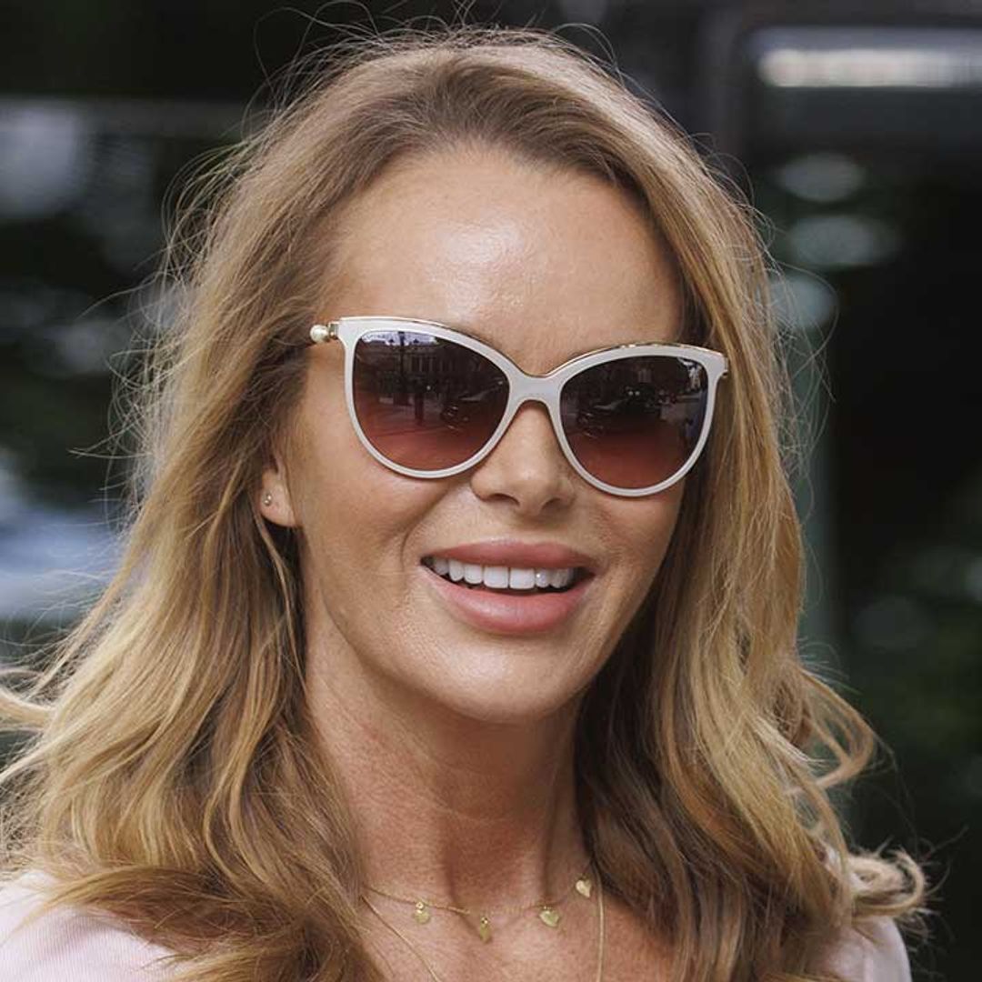 Amanda Holden is a sixties dream in wildly bold maxi skirt