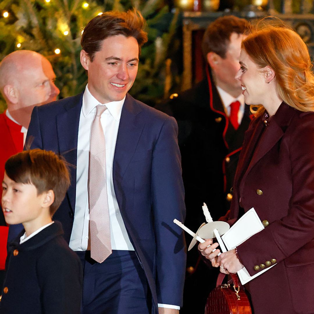 Princess Beatrice's stepson Wolfie enjoys pre-Christmas celebrations