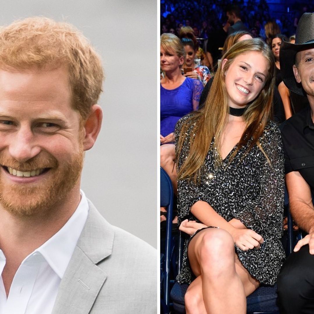 Tim McGraw's activist daughter chats with Prince Harry in incredible unearthed photos