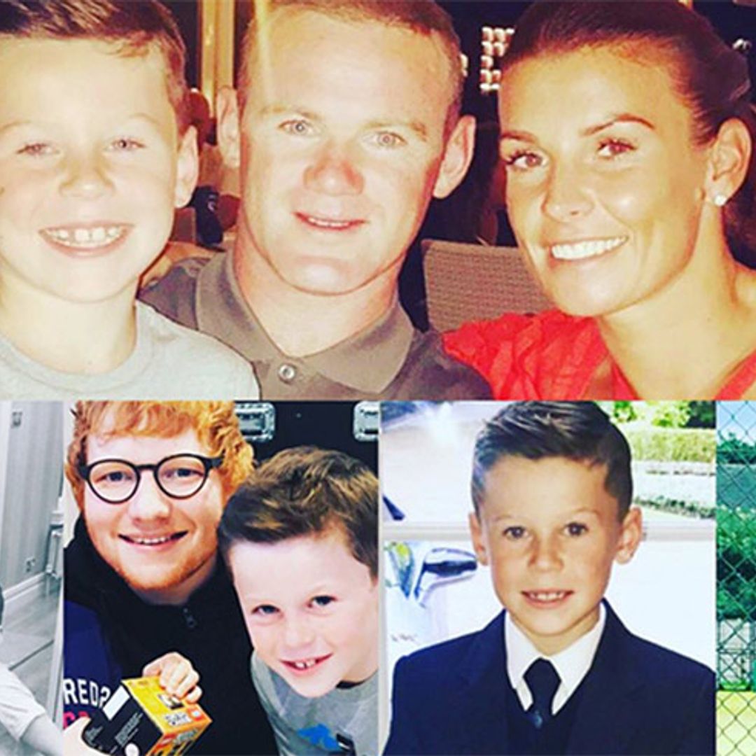 Coleen Rooney shares first picture with Wayne to mark son's birthday