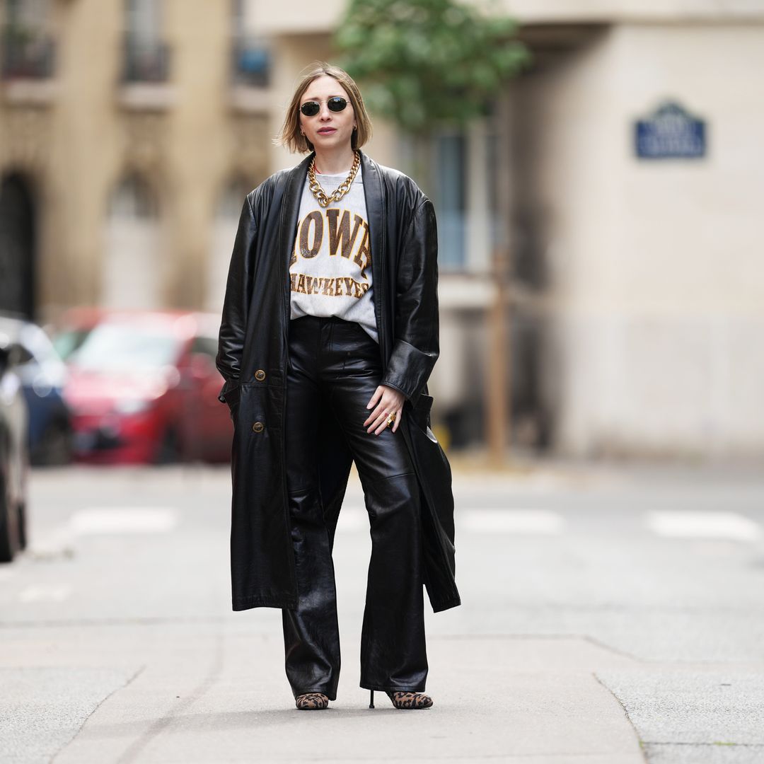 15 Ultra-flattering leather trouser outfit ideas to wear this autumn