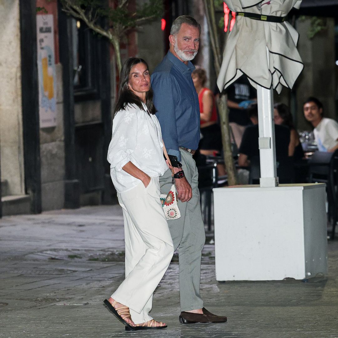 King Felipe and Queen Letizia enjoy low-key date night after summer holiday