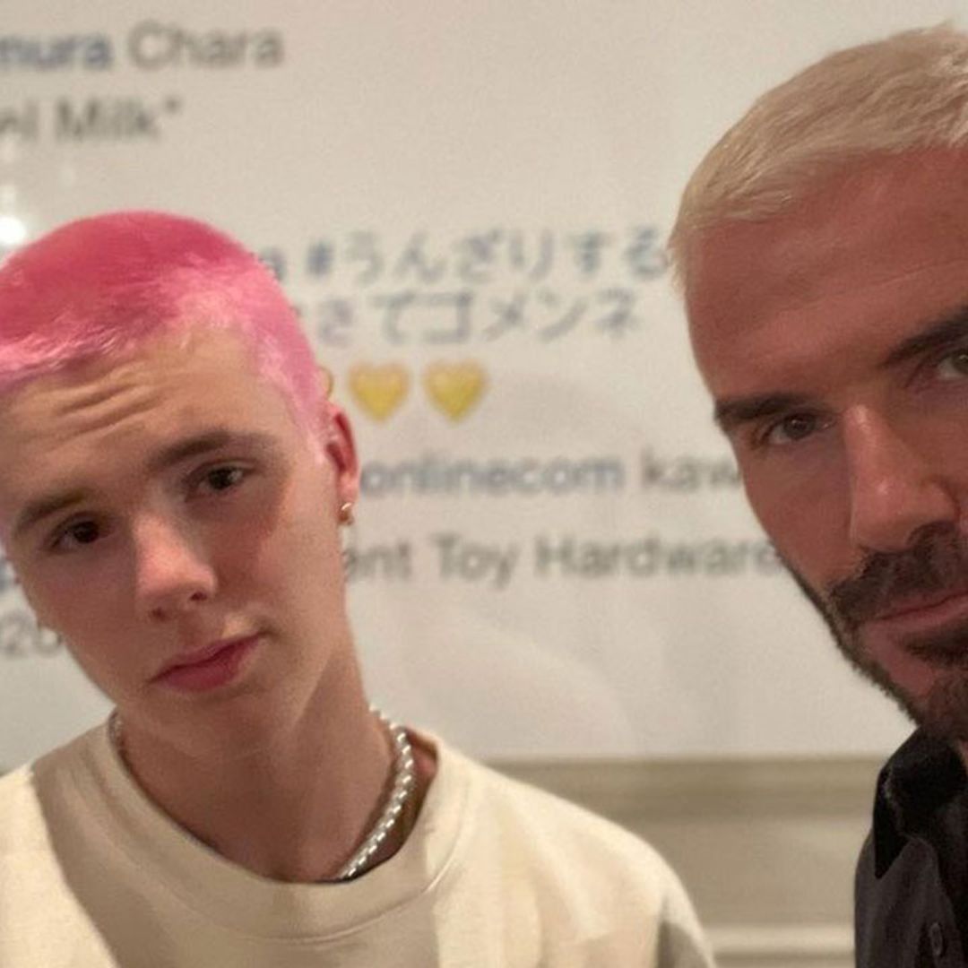 David Beckham debuts shocking peroxide blonde look – and Victoria has surprising reaction