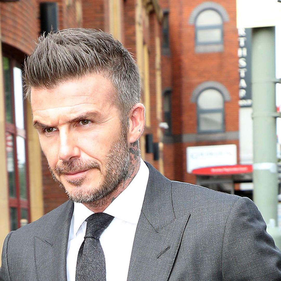 David Beckham banned from driving after using phone at the wheel