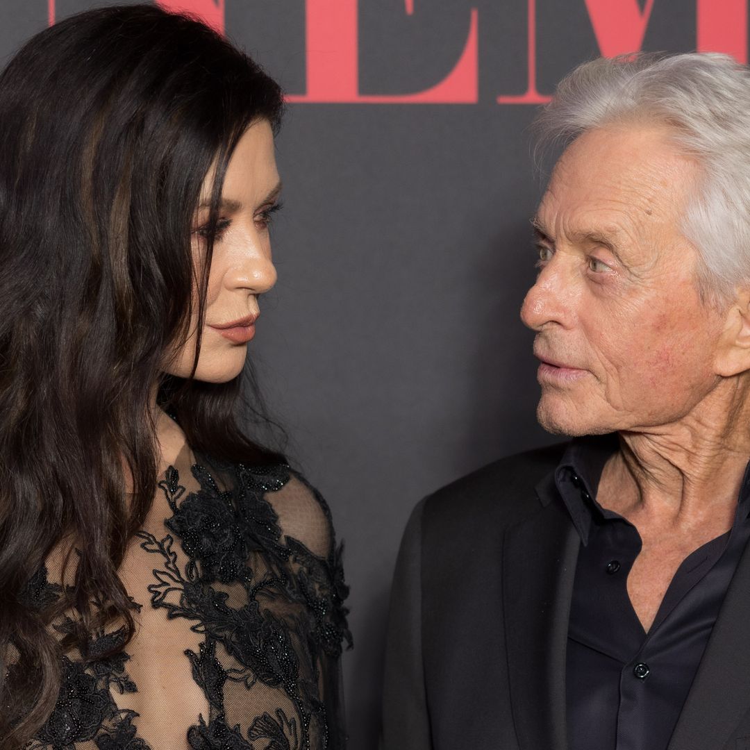 Catherine Zeta-Jones, 55, looks amazing in twinning look with husband Michael Douglas, 80