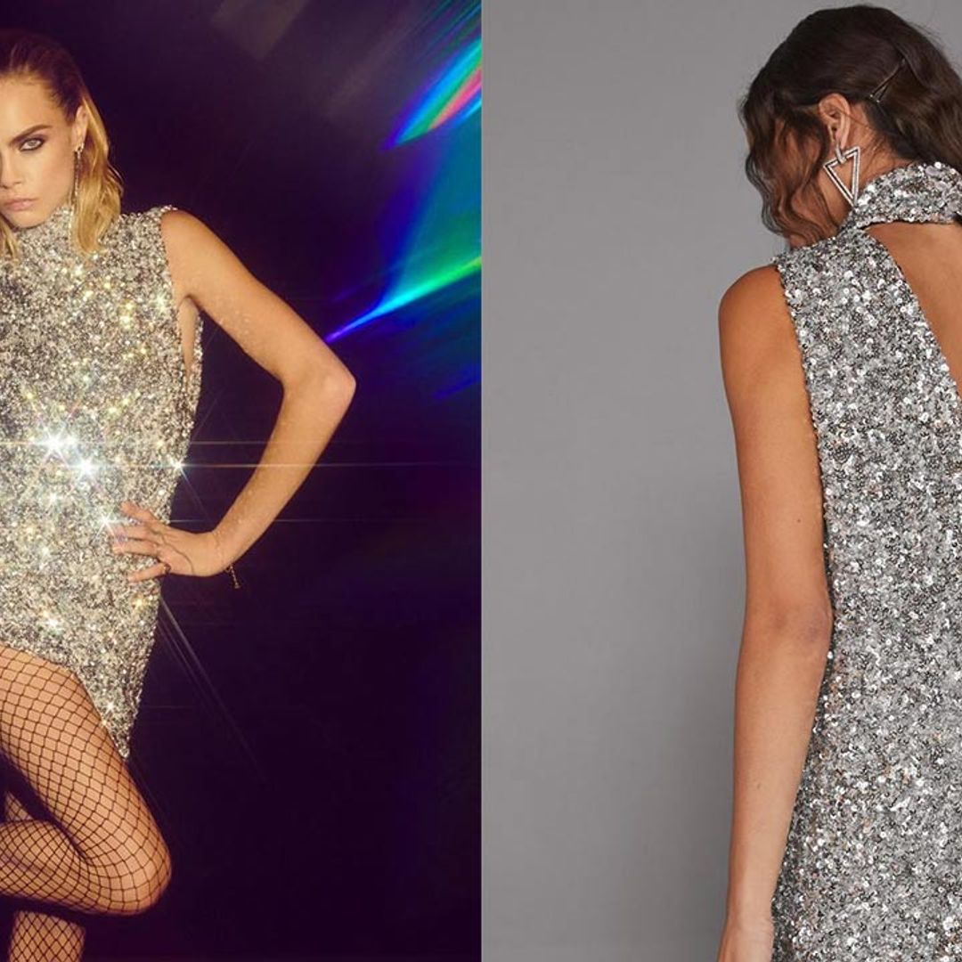 Everyone's going wild for Cara Delevingne's £42 sequin party dress