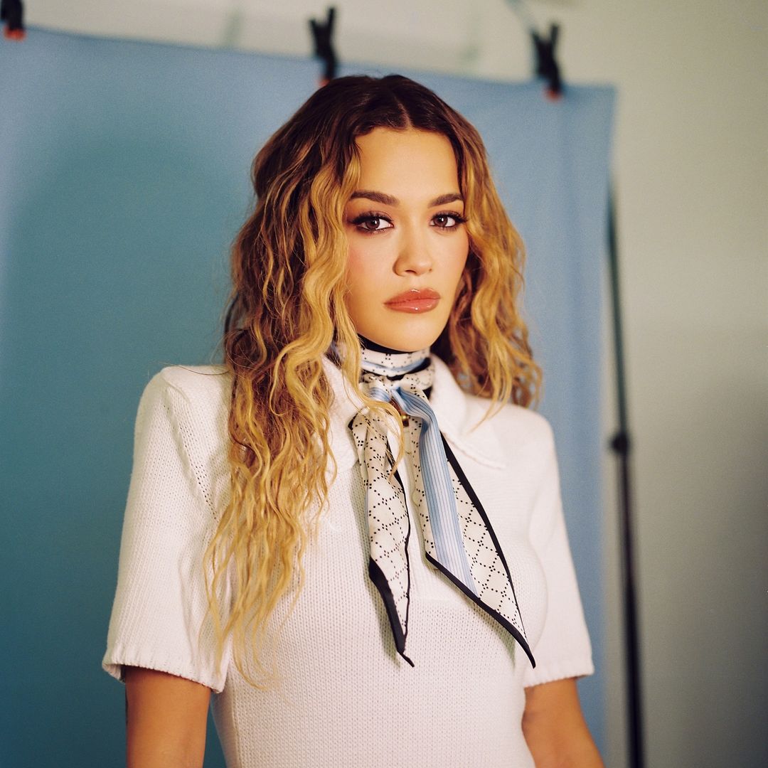 Rita Ora's bubble mini skirt and crop top combo is celebrity-approved