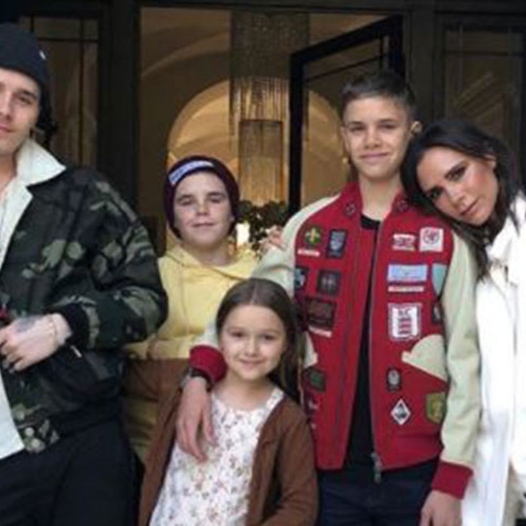 Victoria Beckham shares rare picture with all her children as she celebrates 44th birthday