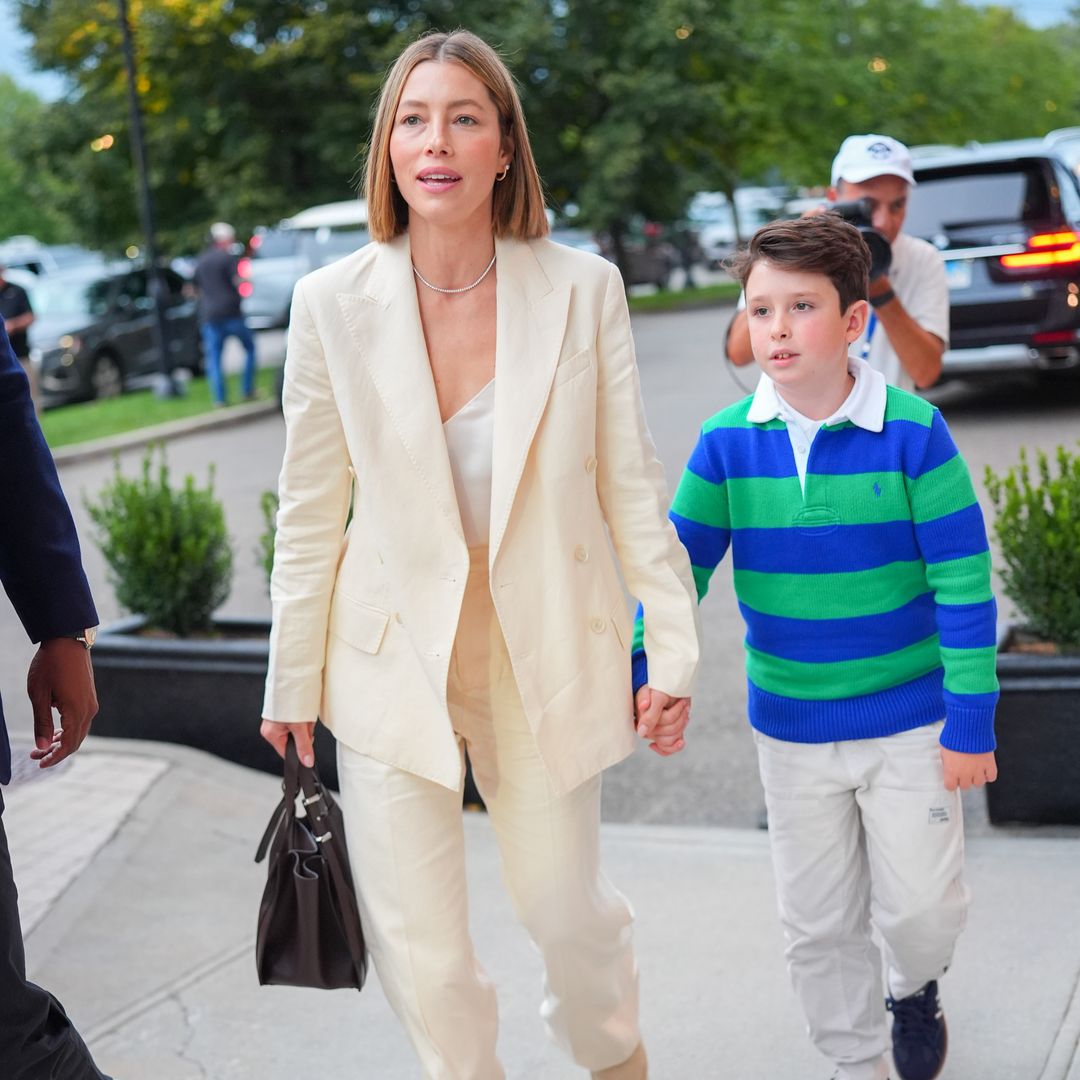 Justin Timberlake and Jessica Biel's son is front and center at US Open for ultra-rare public appearance