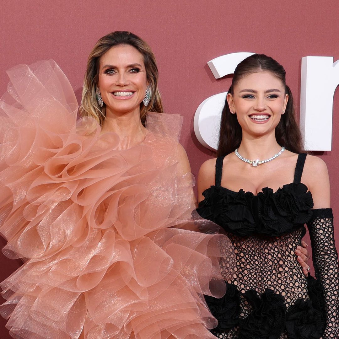 Heidi Klum and daughter Leni look like twins in chic gowns