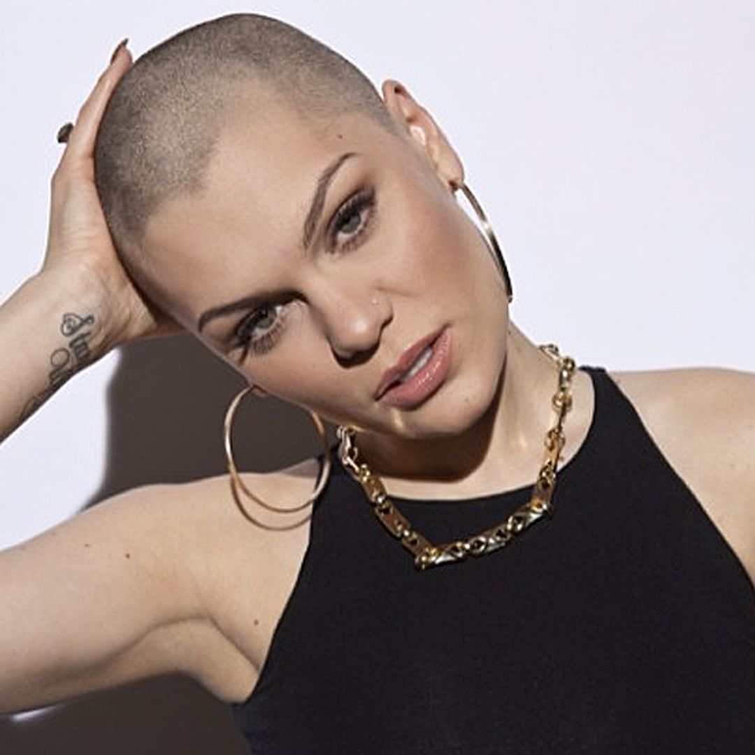 Jessie J debuts her newly shaven head