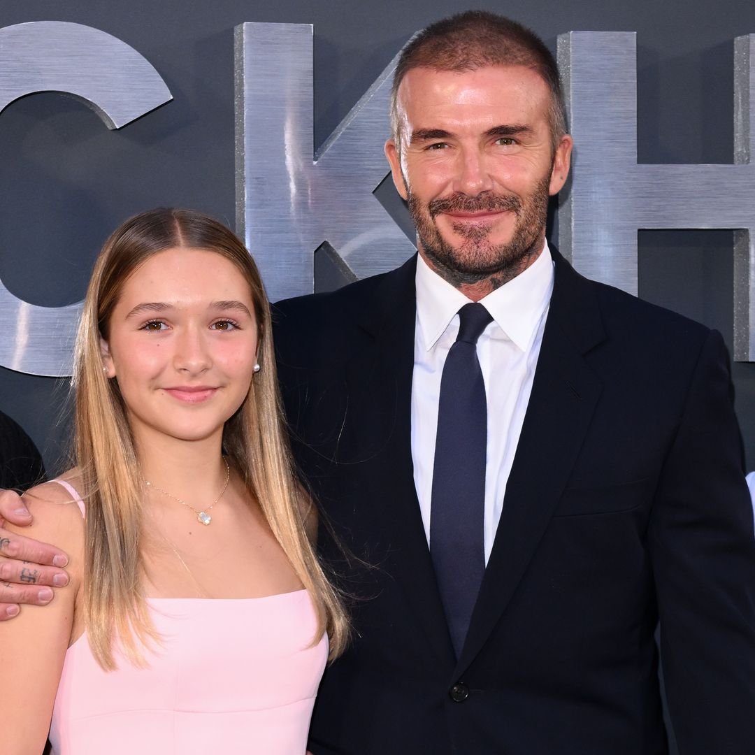 David Beckham shows off fatherly bond with daughter Harper with sweet hug - see photo