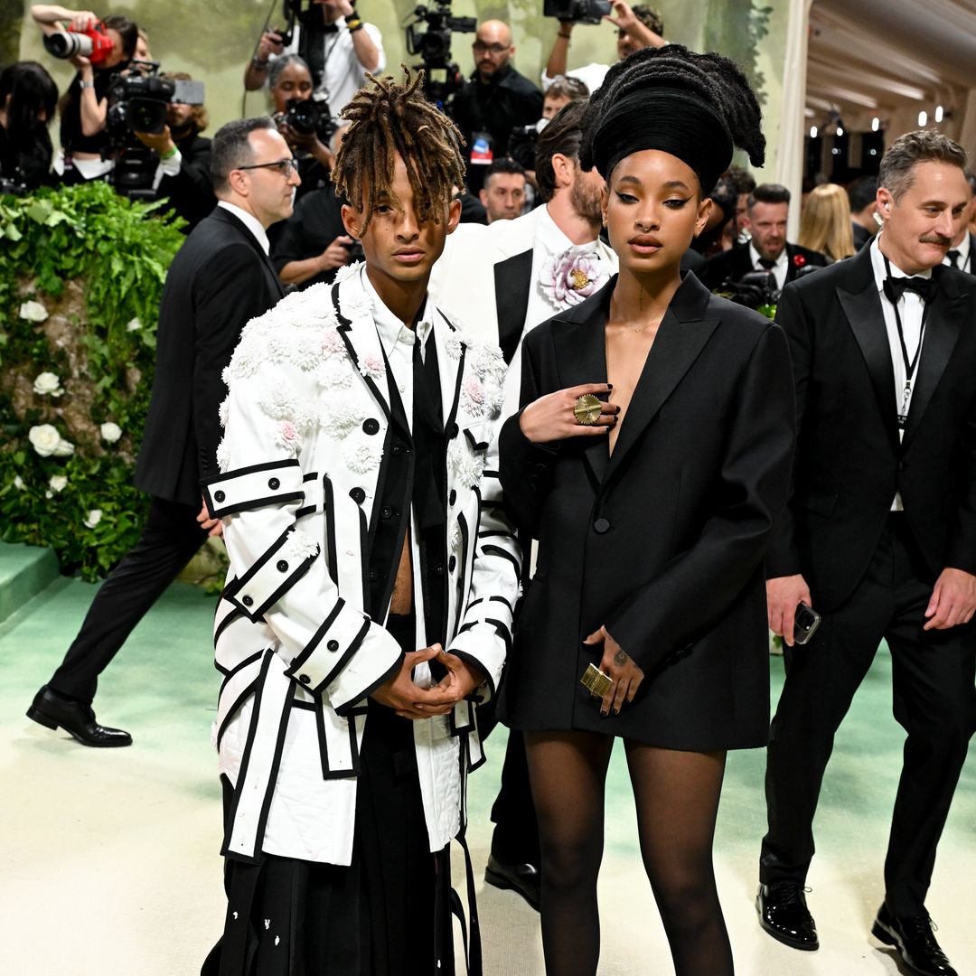 Jaden Smith and Willow Smith at the 2024 Met Gala: "Sleeping Beauties: Reawakening Fashion" held at The Metropolitan Museum of Art on May 6, 2024 in New York City.