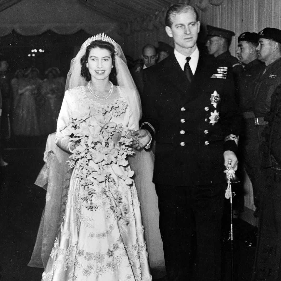 Surprising reason King Charles' mother Queen Elizabeth never tried on star-print wedding dress