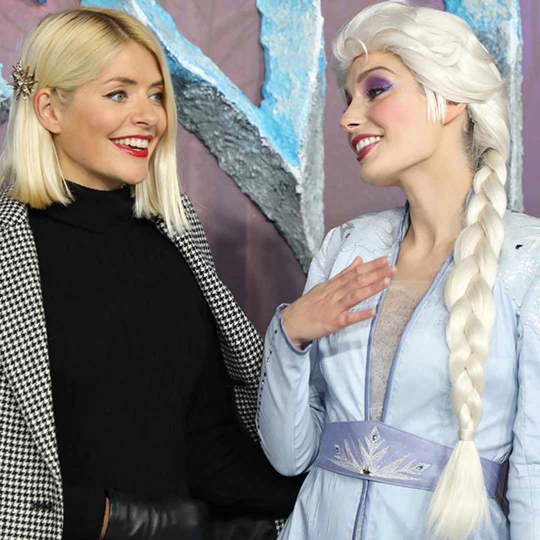 Holly Willoughby wraps up warm in Marks & Spencer at the Frozen 2 premiere 