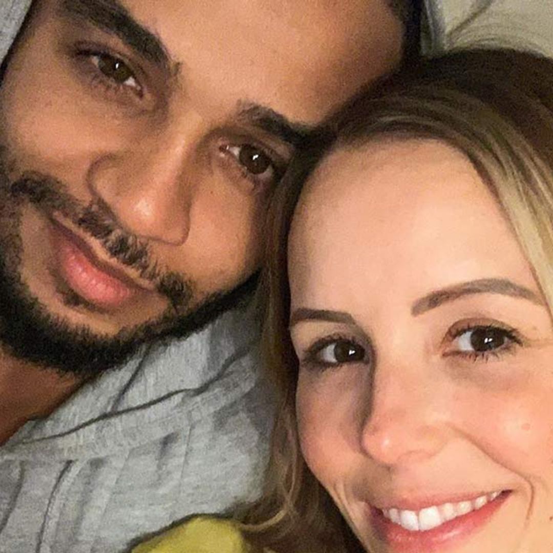 JLS star Aston Merrygold and his fiancée Sarah Lou Richards welcome second baby