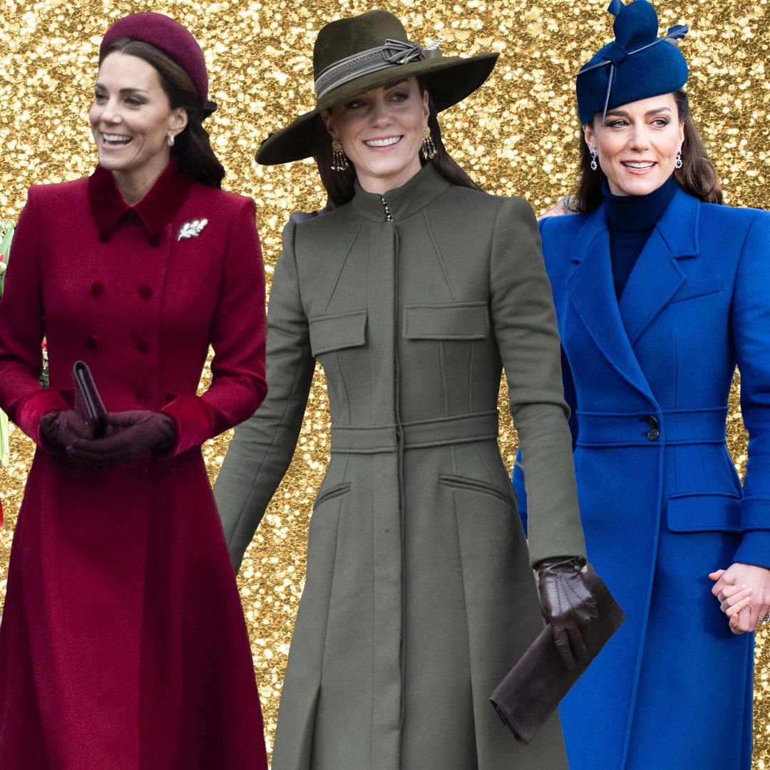 The Princess of Wales' dazzling Christmas Day outfits in photos 