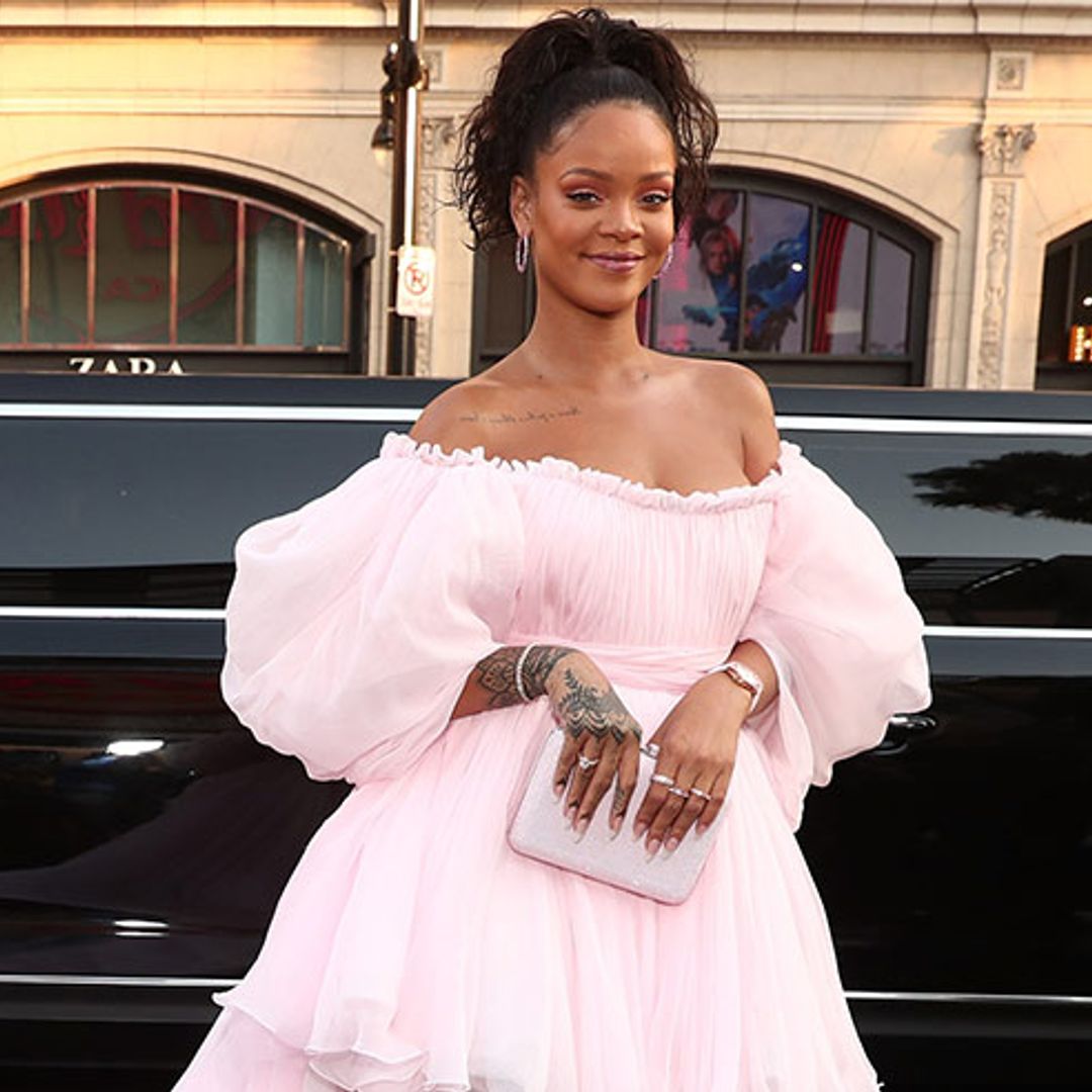 Rihanna dazzles in pretty pink gown at Valerian premiere 