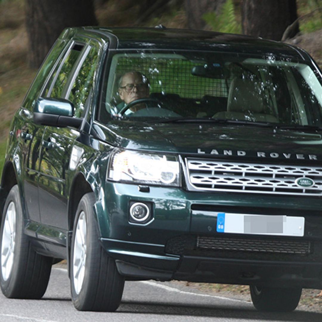 Prince Philip, 97, in high spirits as he takes solo drive near Balmoral