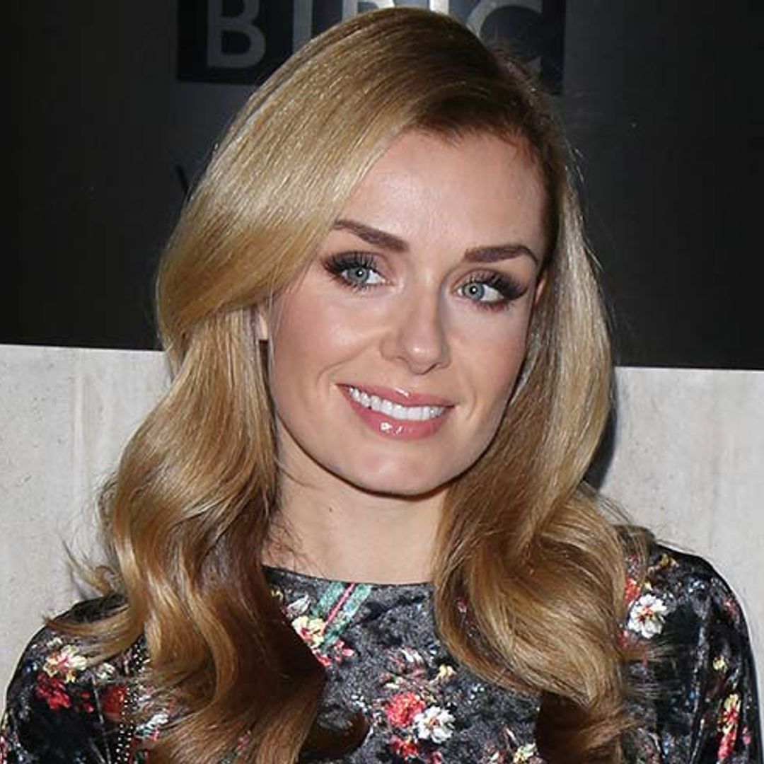 Want a smart check coat for winter? Katherine Jenkins' high street buy is just the thing