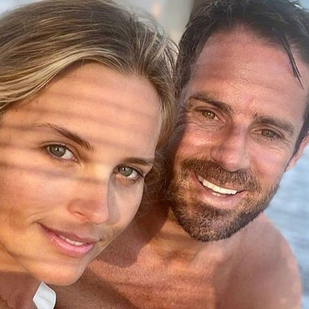 Jamie Redknapp shares rare photos with pregnant girlfriend Frida on romantic holiday - see reaction