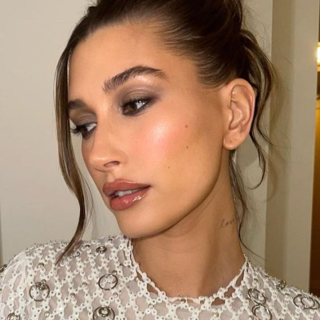 Hailey Bieber is a vision of party season opulence in Miami