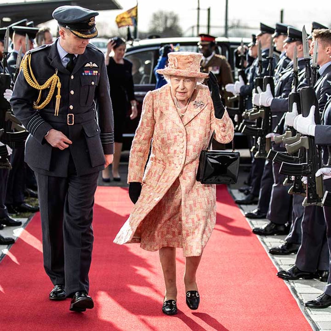 The Queen steps out in Norfolk for first official engagement of 2020