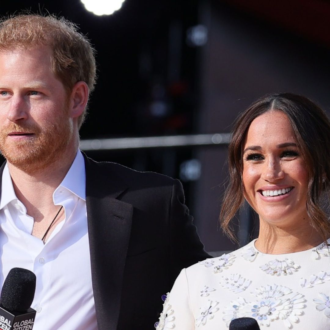 Meghan Markle stuns in white mini dress at Global Citizen Live event with Prince Harry