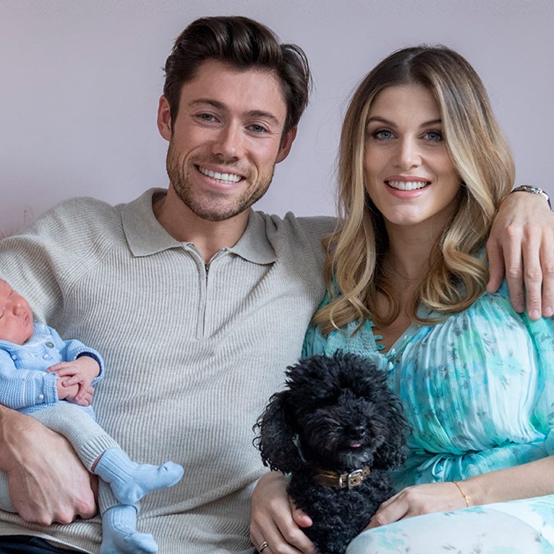 Ashley James and Tom Andrews introduce their adorable newborn son and reveal his name