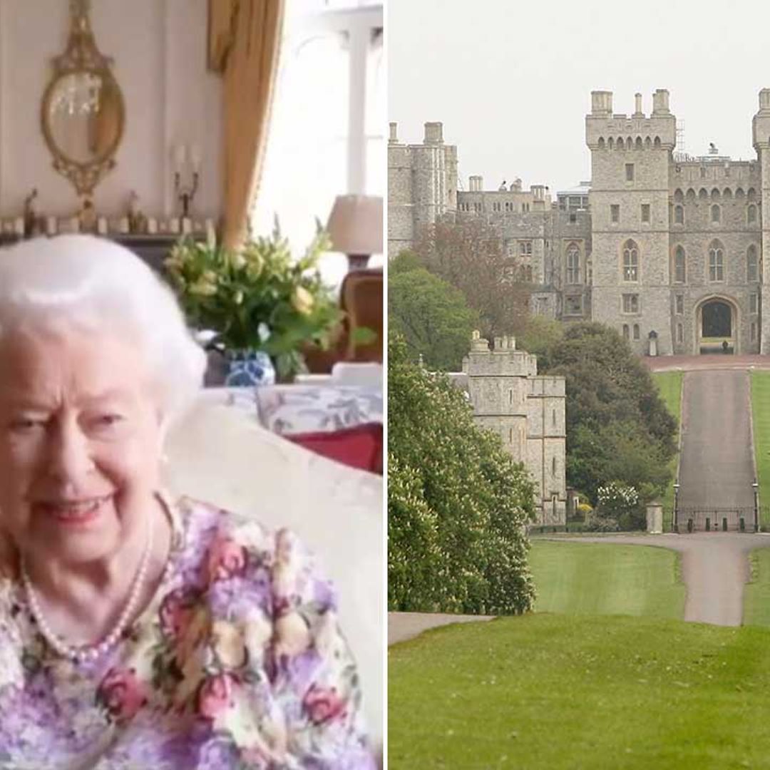 The Queen unveils entire living room at Windsor Castle – and it’s so stunning