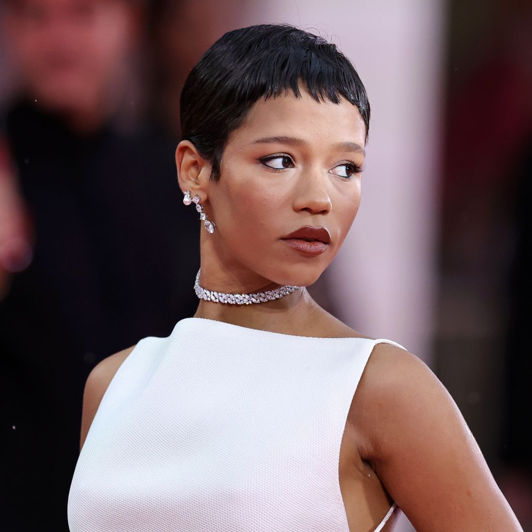 Taylor Russell's lace Loewe Venice Film Festival gown is peak emo-chic