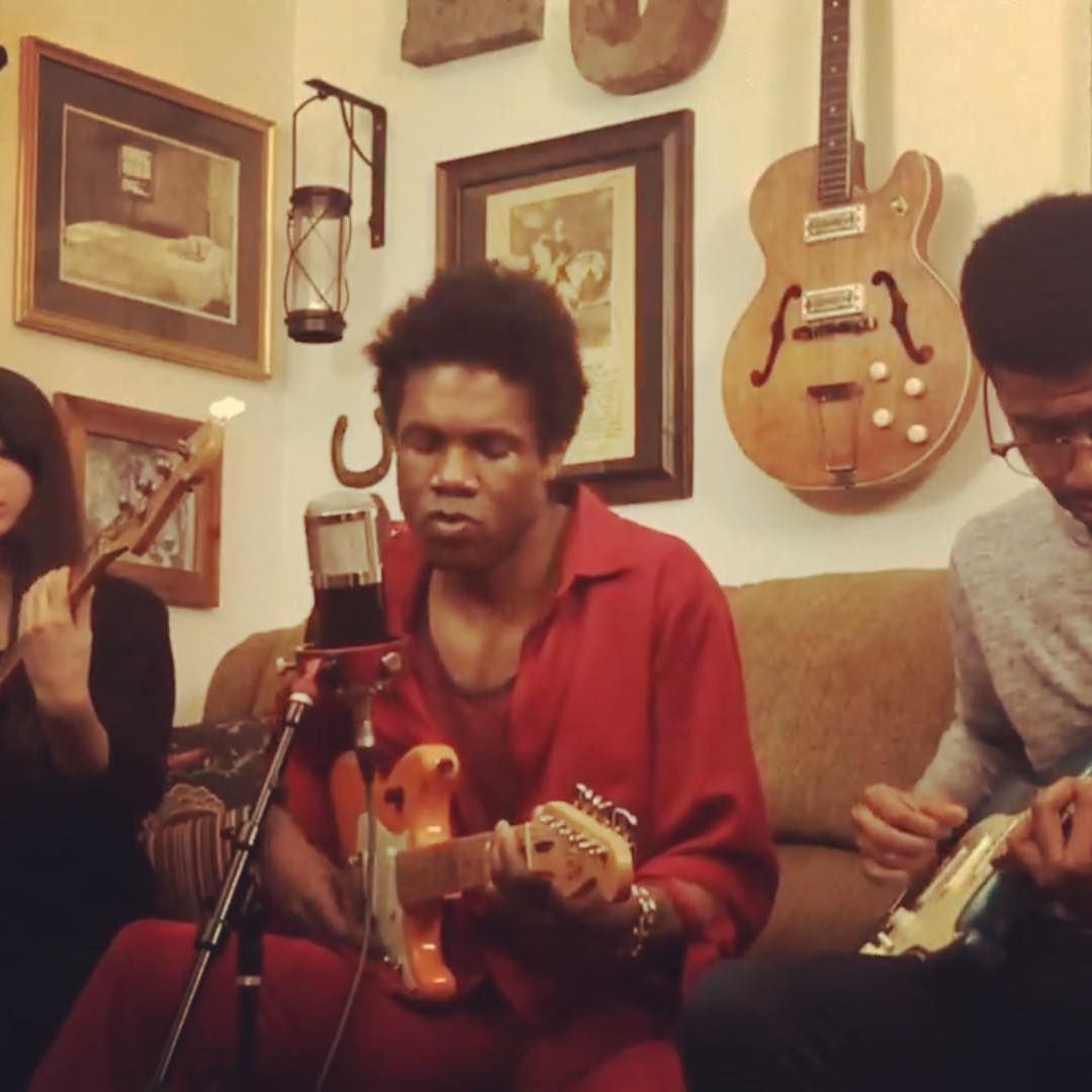 Rahaman Hudson captured in the middle of a performance, shared on Instagram