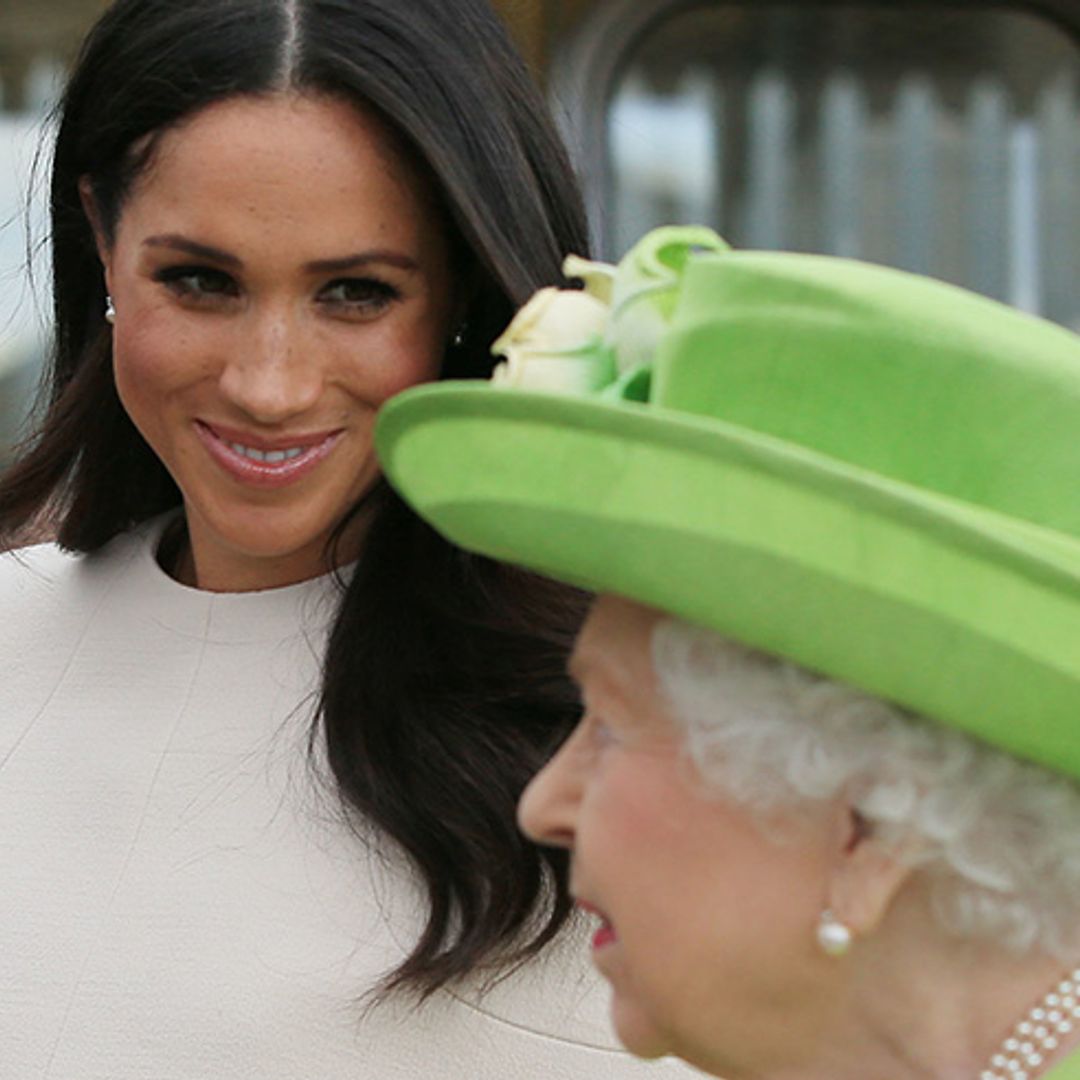 Meghan Markle joins the Queen in Cheshire - live updates