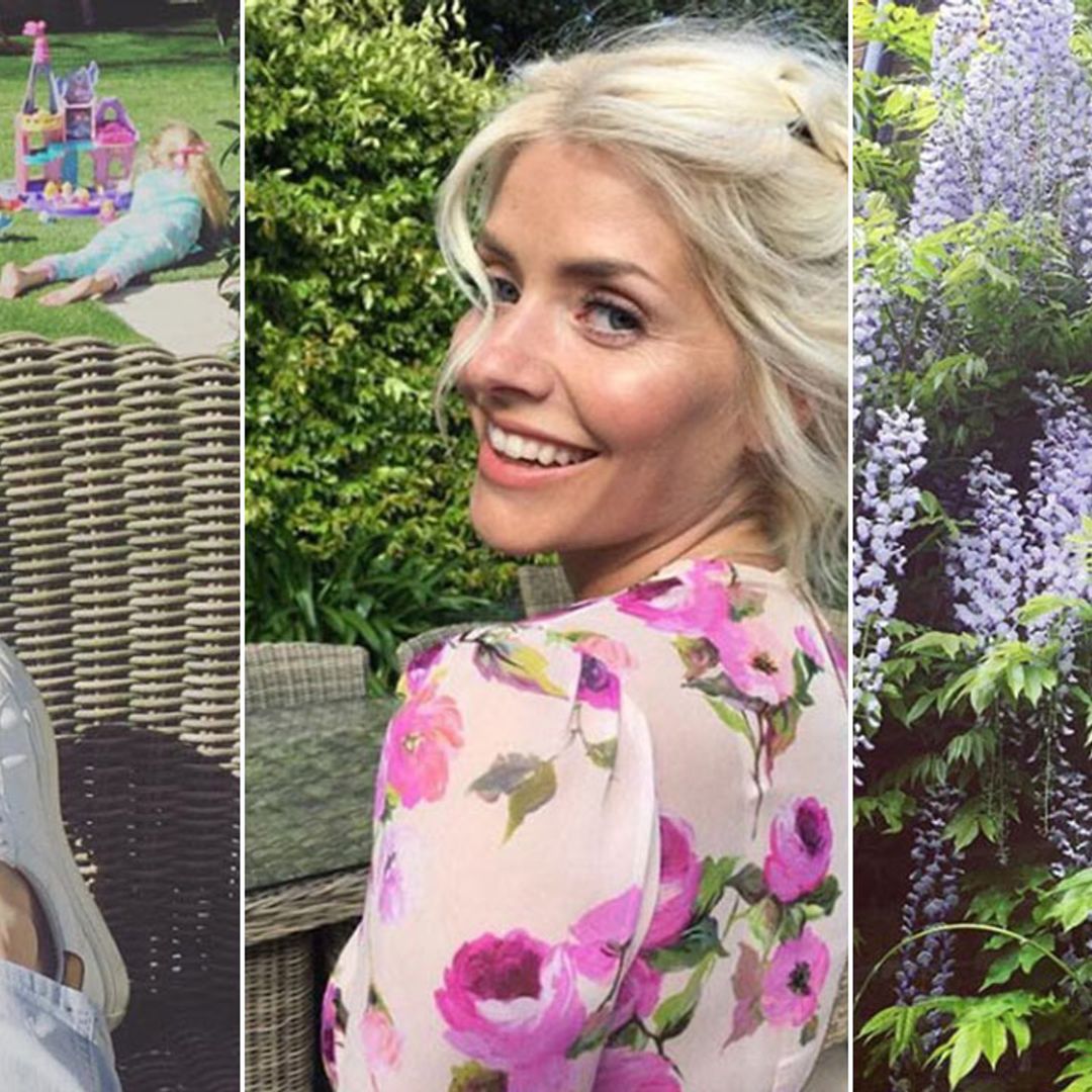 Inside Holly Willoughby's stunning garden at £3million London home