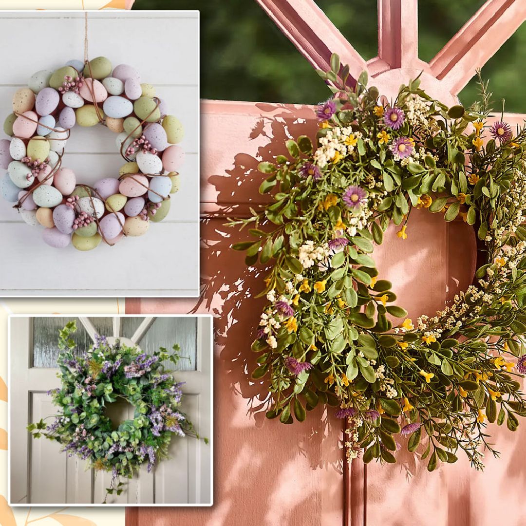 8 prettiest floral wreaths for spring & Easter decor inspiration