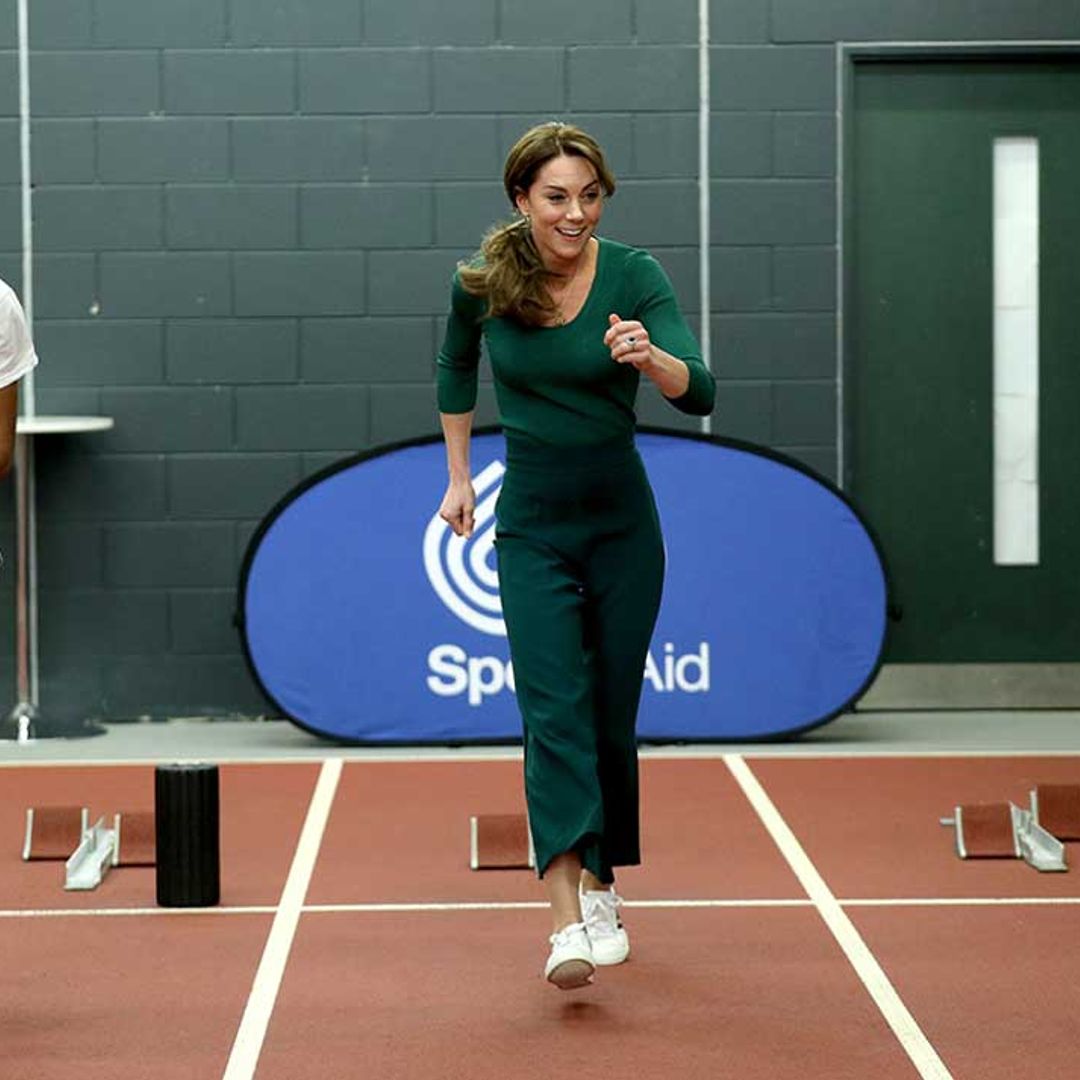 Kate Middleton gets sporty with Jessica Ennis-Hill at the London Stadium - best photos