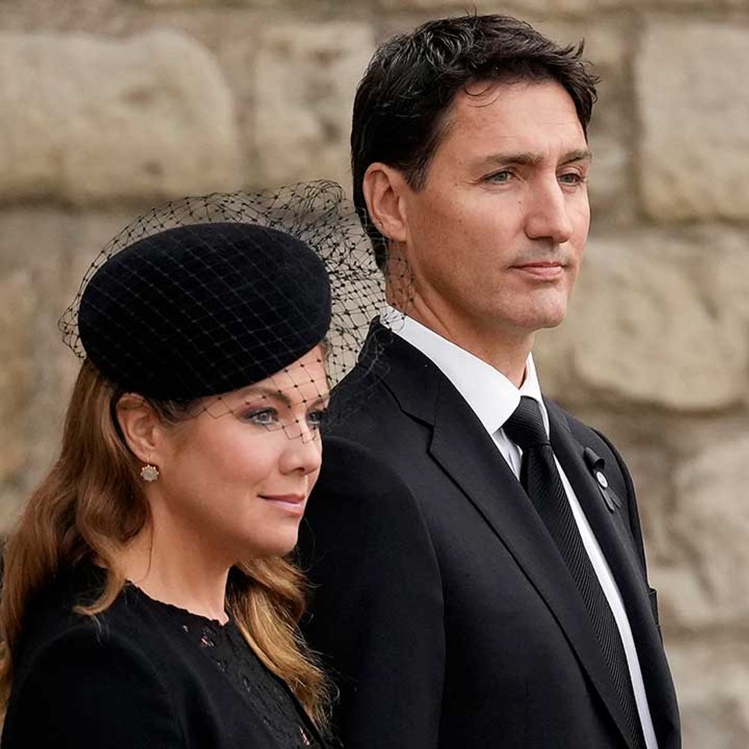 Justin Trudeau's wife Sophie sports dazzling brooch for loved-up appearance