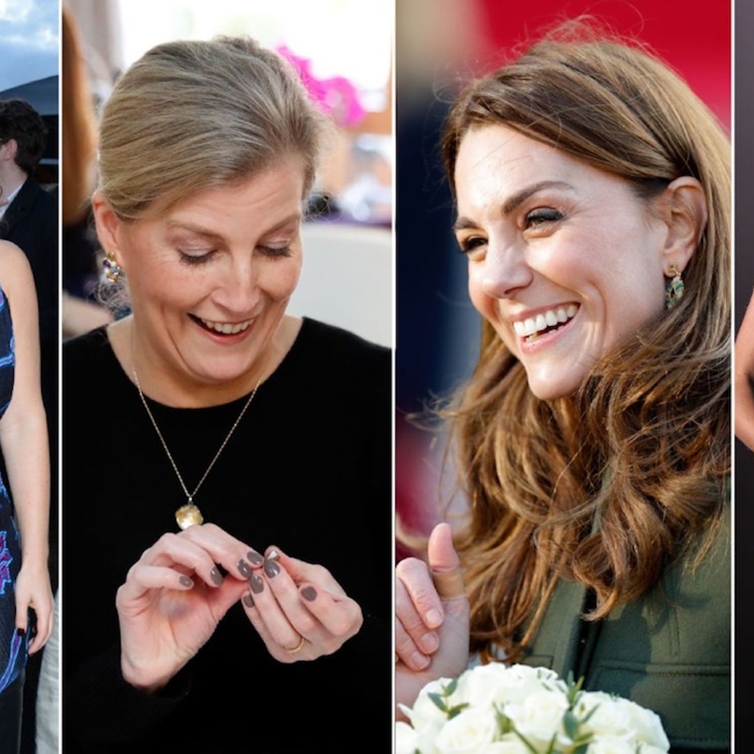 Chic royal manicures! From Kate Middleton's neat neutrals to Meghan Markle's statement dark polish