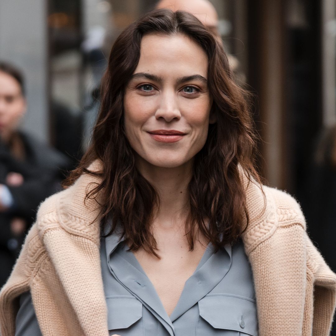 Alexa Chung's latest vintage leather jacket is her coolest one yet