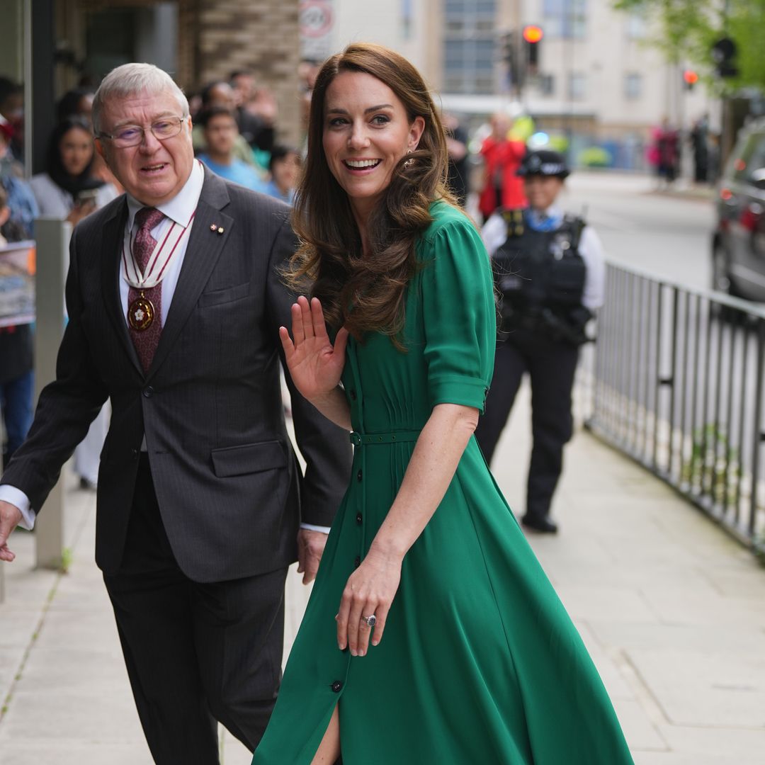 Princess Kate meets students in London as she marks Mental Health Awareness Week