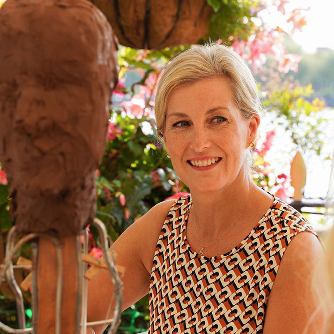 Countess of Wessex makes royal history during live sculpting session