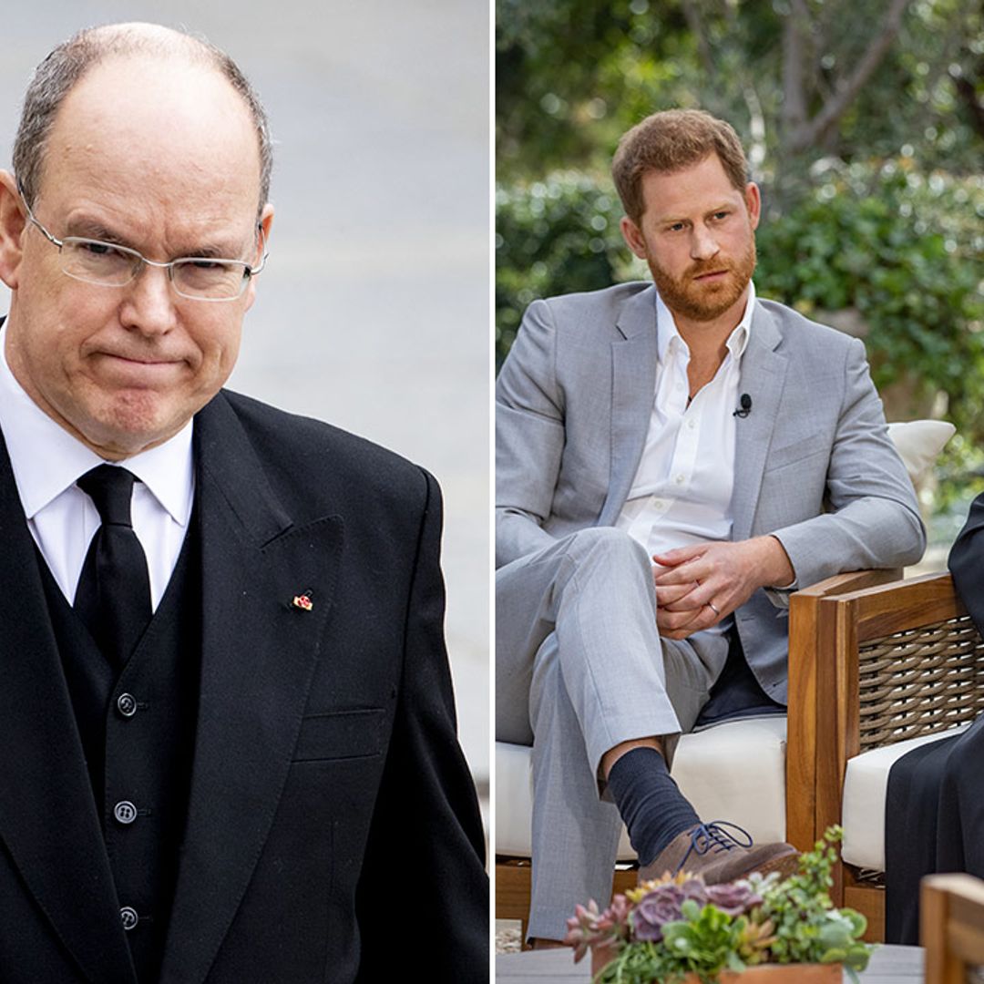 Prince Albert of Monaco shares his reaction to Prince Harry's Oprah interview