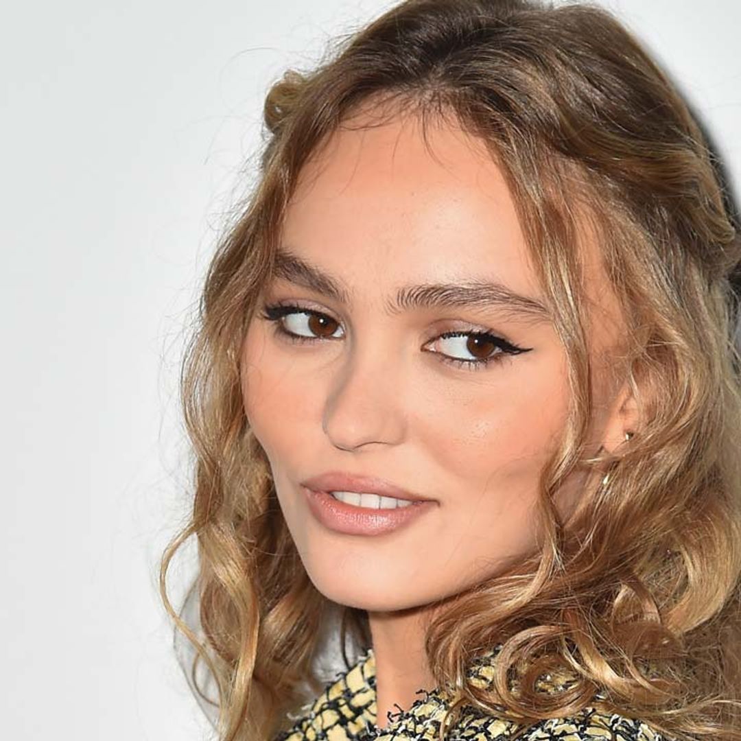 Lily-Rose Depp unveils new hairstyle and pretty pink nightwear to mark 23rd birthday
